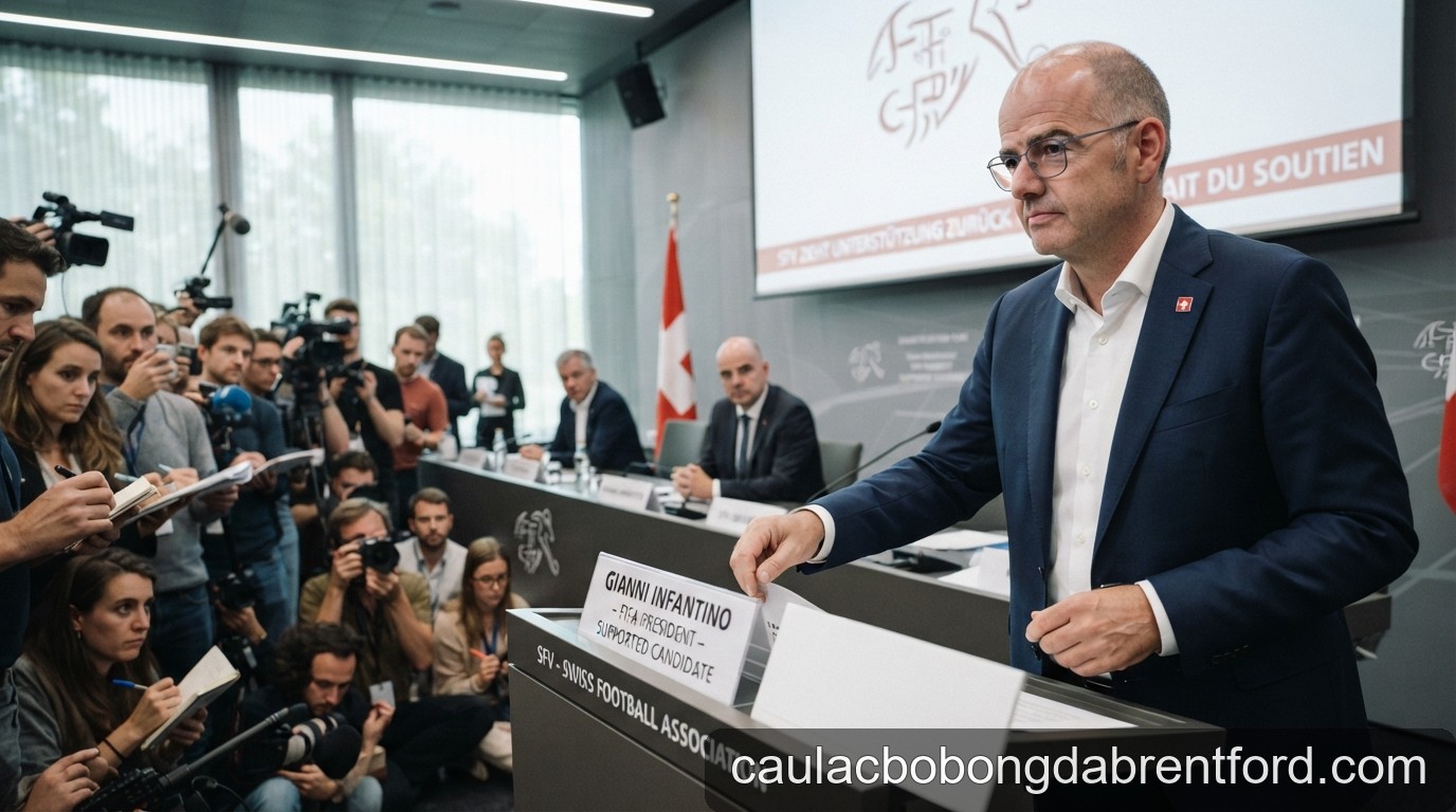 Cú sốc từ quê nhà: Thụy Sĩ rút lại sự ủng hộ, tương lai của Gianni Infantino tại FIFA lung lay dữ dội - 2