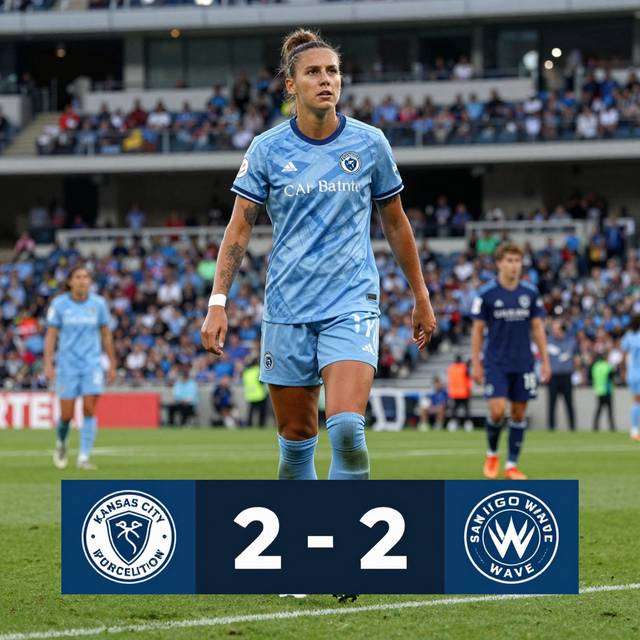 Kansas City Current 2-2 San Diego Wave: Điểm Số Chia Đều Tại CPKC Trong Cuộc Đối Đầu NWSL Women